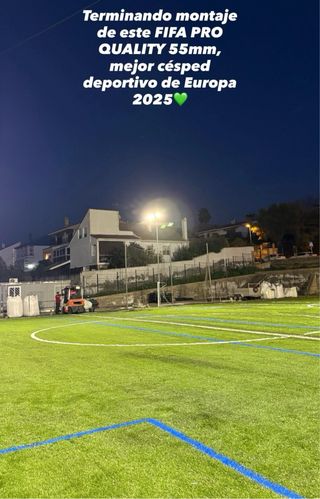 CESPED ARTIFICIAL RECICLADO ALTAMENTE RESISTENTE