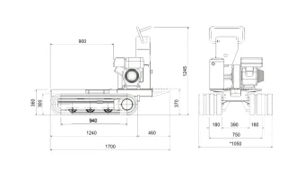 Microexcavadora Hinowa HP 1150
