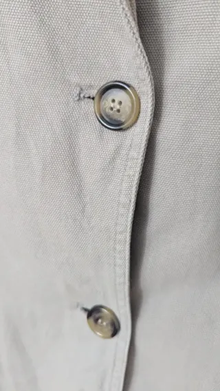 Abrigo fino largo Pull&Bear beige