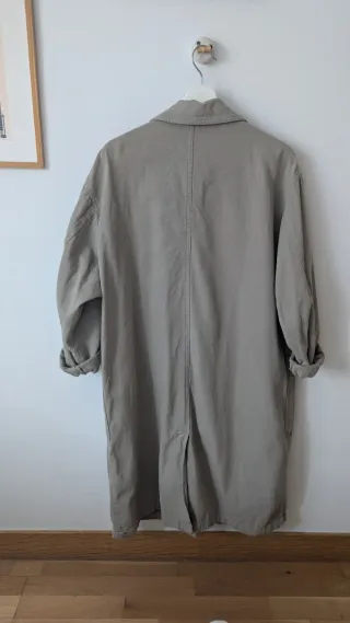 Abrigo fino largo Pull&Bear beige