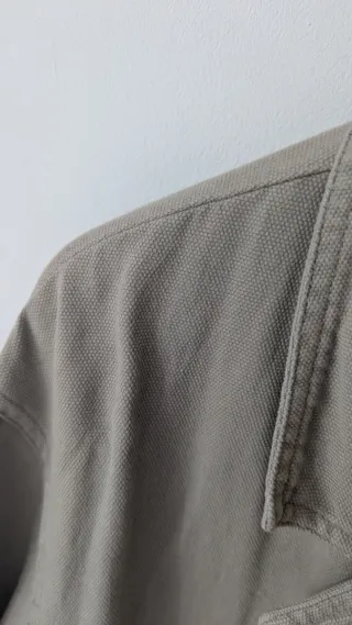 Abrigo fino largo Pull&Bear beige