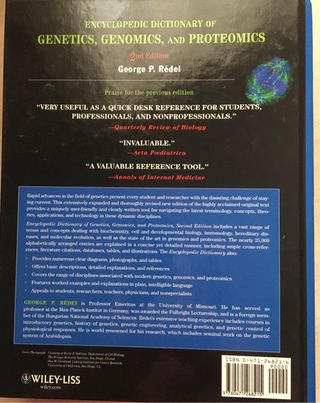 Encyclopedic Dictionary of Genetics, Genomics, ...