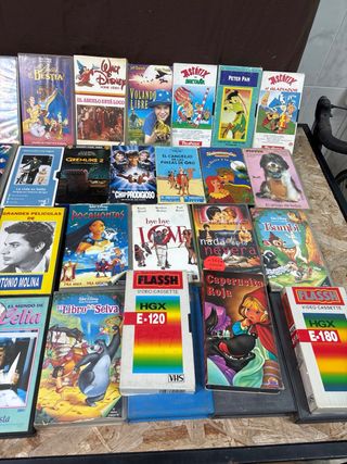 Lote Películas VHS Animadas Infantiles