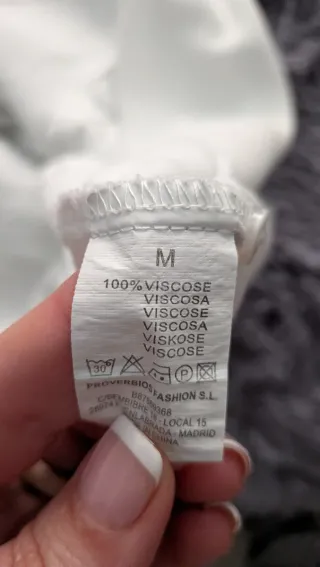Camisa blanca talla M