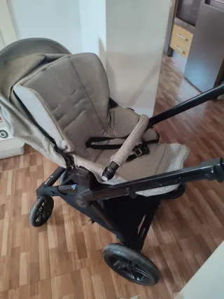 Cochecito Bebé Jane Gris ( capazo y silla)