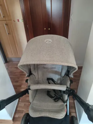 Cochecito Bebé Jane Gris ( capazo y silla)