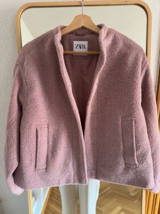 Chaqueta Zara niña rosa talla M