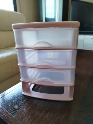 Organizadores de cajones rosa