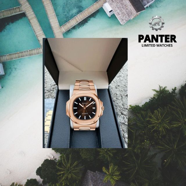 Reloj SEIKO CUSTOM NAUTILUS GOLD con fecha