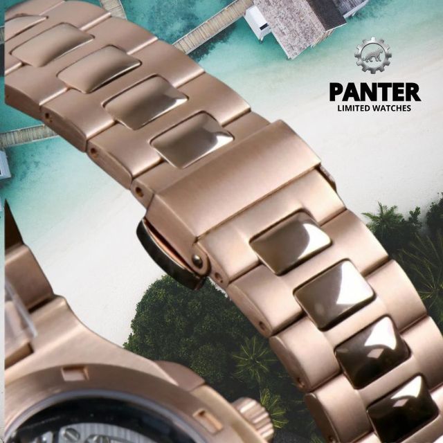 Reloj SEIKO CUSTOM NAUTILUS GOLD con fecha