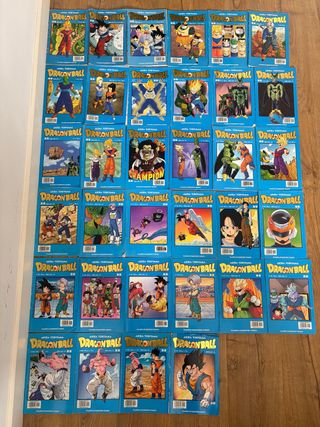 Lote comics Dragon Ball serie azúl