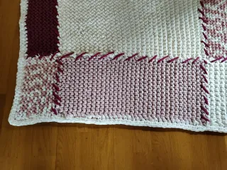 Alfombra/Colcha Trapillo Tejida a Mano