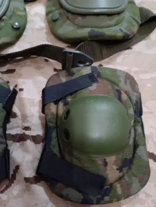 Rodilleras y coderas tácticas militares camuflaje
