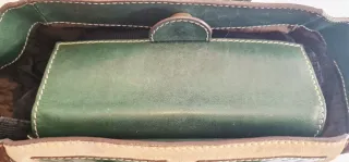 Bolso CH Marrón y Verde Satchel Tote Grande