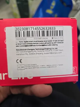 Tongou TO-Q-SY1-JZT Zigbee 63A