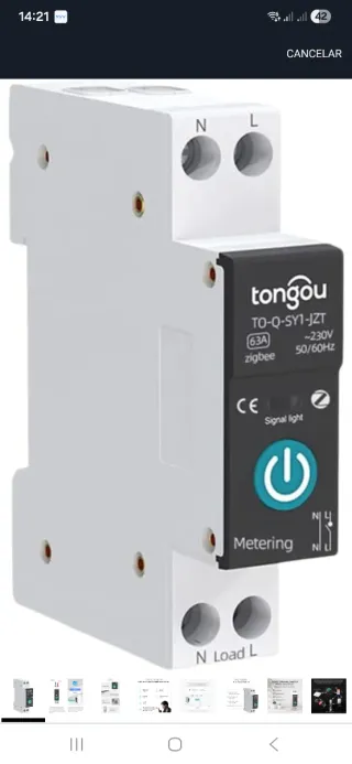Tongou TO-Q-SY1-JZT Zigbee 63A
