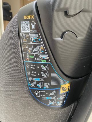 Silla coche Isofix hasta 19 kg