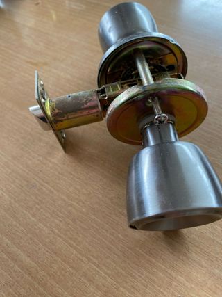 Maneta / pomo  plateada