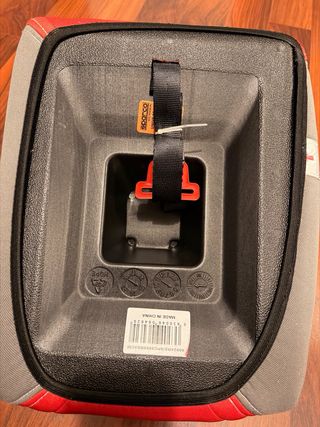 Alzador coche Sparco rojo