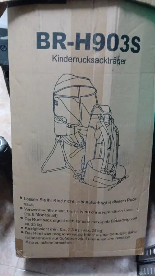 Mochila portabebés para montaña