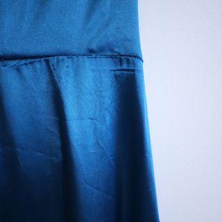 Vestido largo fiesta azul