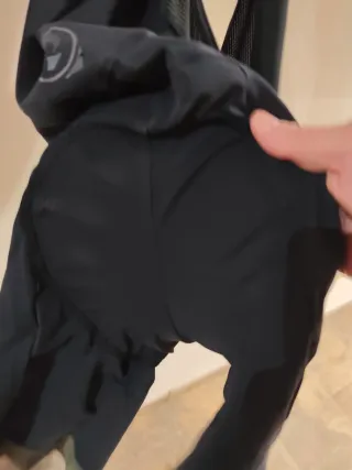 Pantaloncini Ciclismo Nero/Verde Oliva