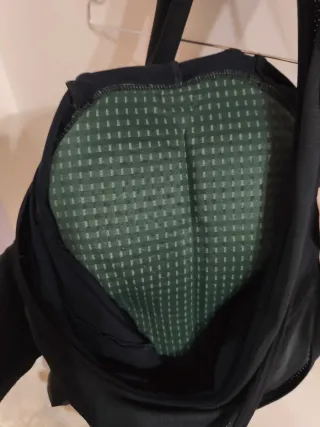 Pantaloncini Ciclismo Nero/Verde Oliva