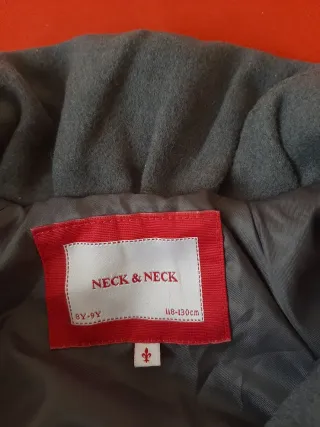 Capa Niña Neck & Neck Gris Talla 118-130