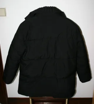 Abrigo acolchado Formula Joven negro