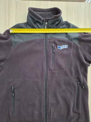 Felpa pile GAS zip uomo