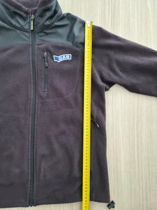 Felpa pile GAS zip uomo