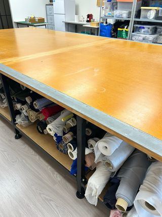 Mesa de corte industrial 203x480x86cm