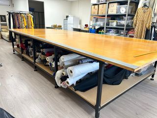 Mesa de corte industrial 203x480x86cm