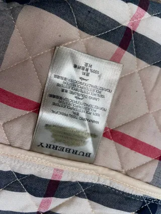 Chaqueta Burberry Beige Acolchada