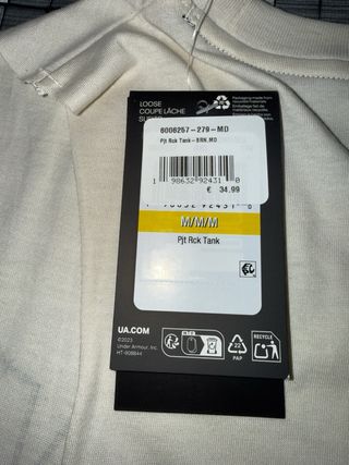 Camiseta Under Armour Rock Project CrossFit Beige