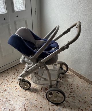 Carrito Bebé   3 Piezas Azul