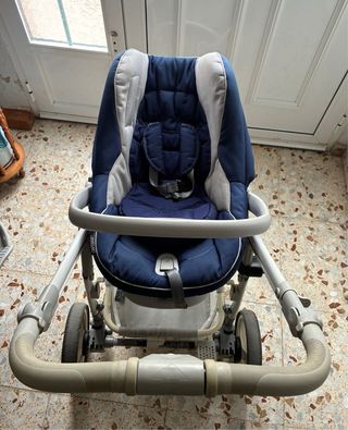 Carrito Bebé   3 Piezas Azul