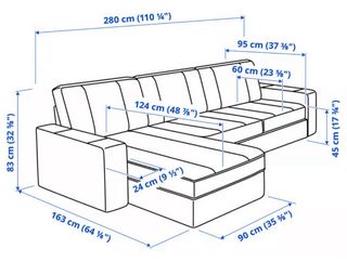 Sofá Kivik Ikea 3 plazas