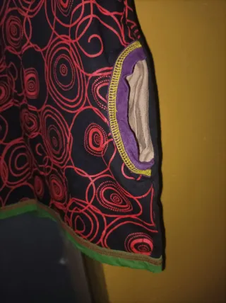 Blusa Boho Talla S Estampado Espiral