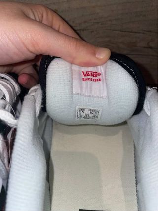 Vans Negras y Blancas