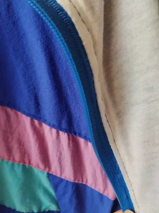 Chaqueta Vintage Azul y Rosa