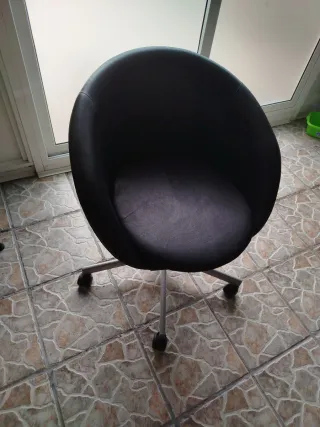 Silla de esc. gira, negra PRECIO RECOGER A domicil