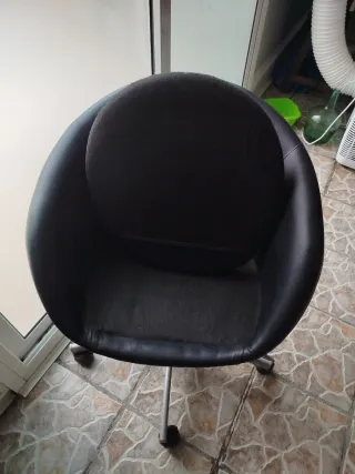 Silla de esc. gira, negra PRECIO RECOGER A domicil