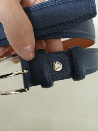 Cintura Coveri World Uomo Blu Argento