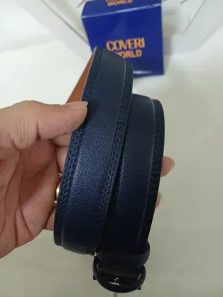 Cintura Coveri World Uomo Blu Argento