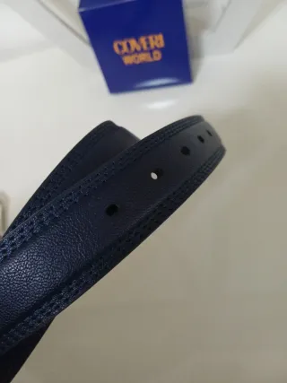 Cintura Coveri World Uomo Blu Argento