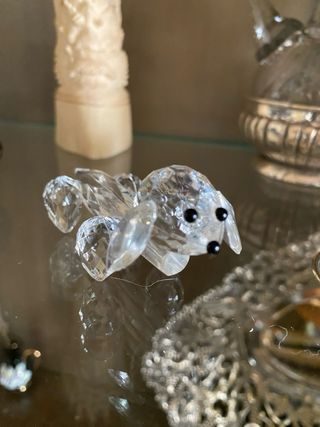 Figura Swarovski perro