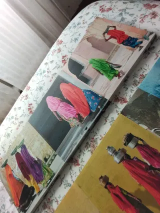 Dos preciosos Cuadros India 30 x 90 cm