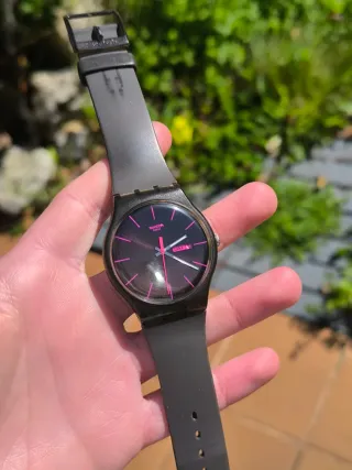 Orologio Swatch Nero/Rosa Uomo