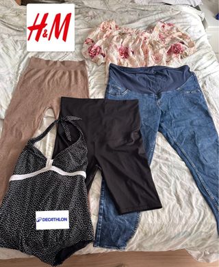 Lote Ropa Premamá H&M y Kiabi Talla Única